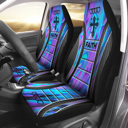 Butterfly Cross Christian Seat Covers 0622