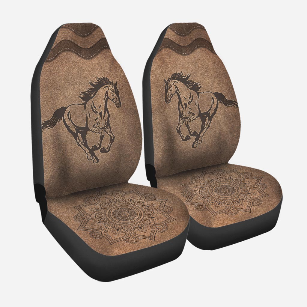 Horse Leather Pattern Print Horse Seat Covers 0622