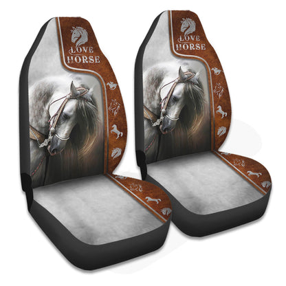 Love Horses Horse Seat Covers 0622