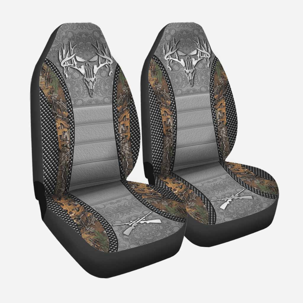 Deer Skull Camo Pattern Hunting Seat Covers 0622