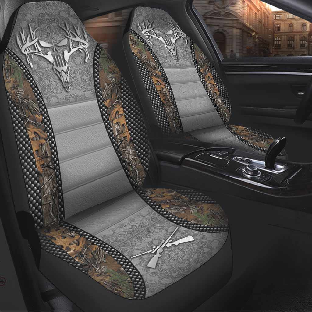 Deer Skull Camo Pattern Hunting Seat Covers 0622