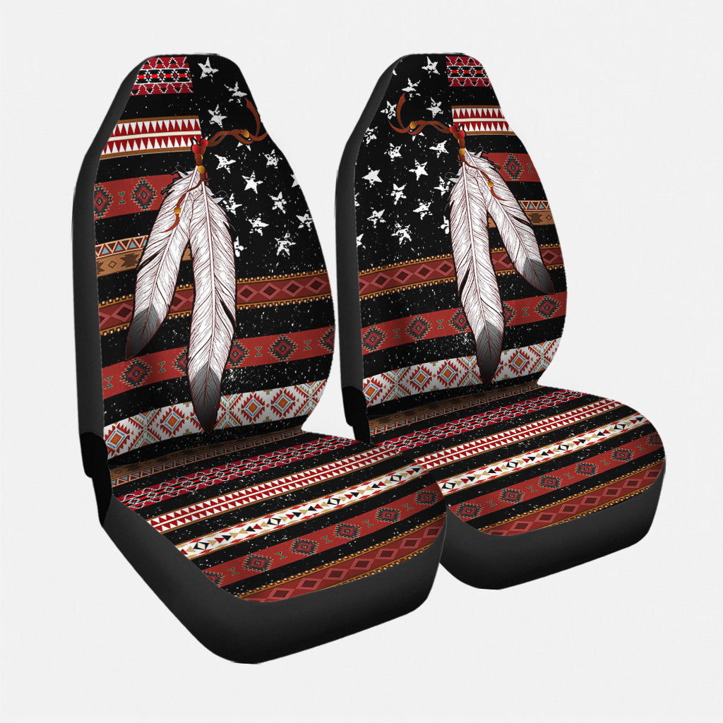 Native Ameican Flag American Indian Seat Covers 0622