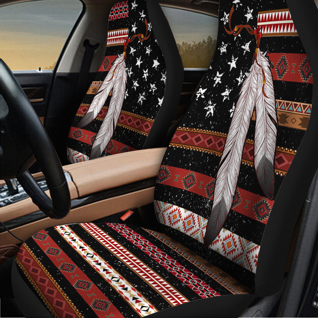 Native Ameican Flag American Indian Seat Covers 0622