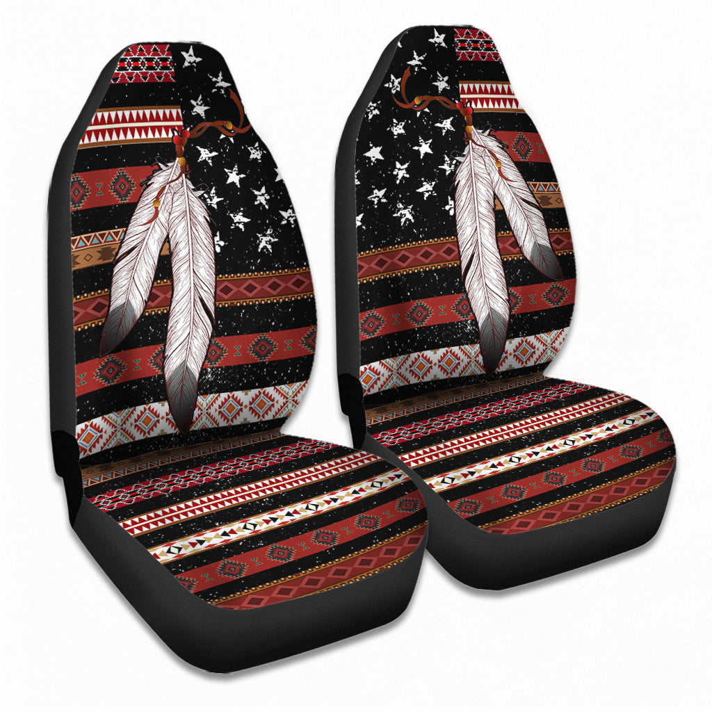 Native Ameican Flag American Indian Seat Covers 0622