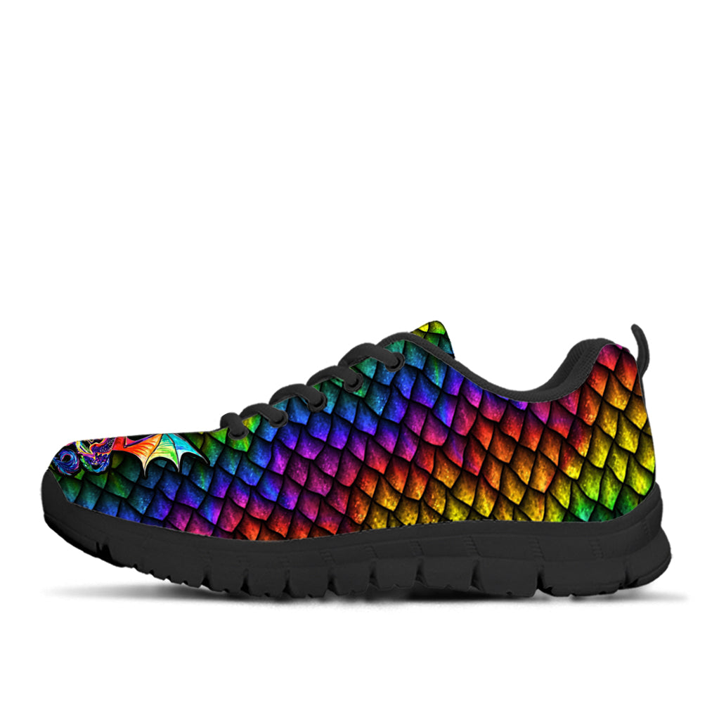 Colorful Dragon Scales Dragon Sneakers 0622