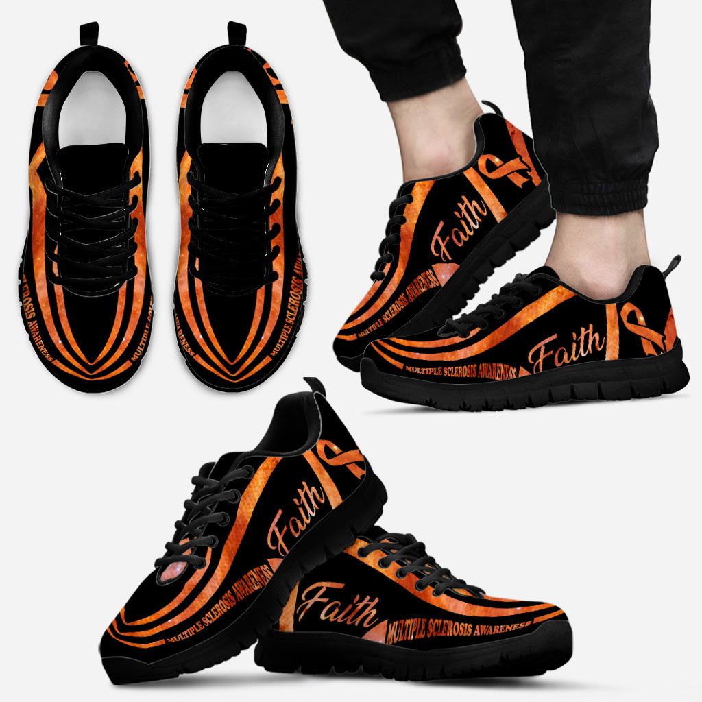 Walk In Faith Multiple Sclerosis Awareness Sneakers 0622