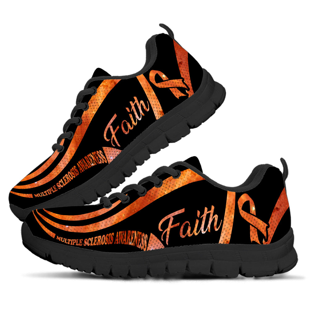 Walk In Faith Multiple Sclerosis Awareness Sneakers 0622