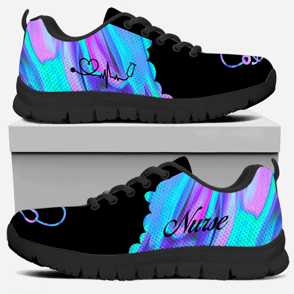 Nurse Hologram Heart Beat Nurse Sneakers 0622