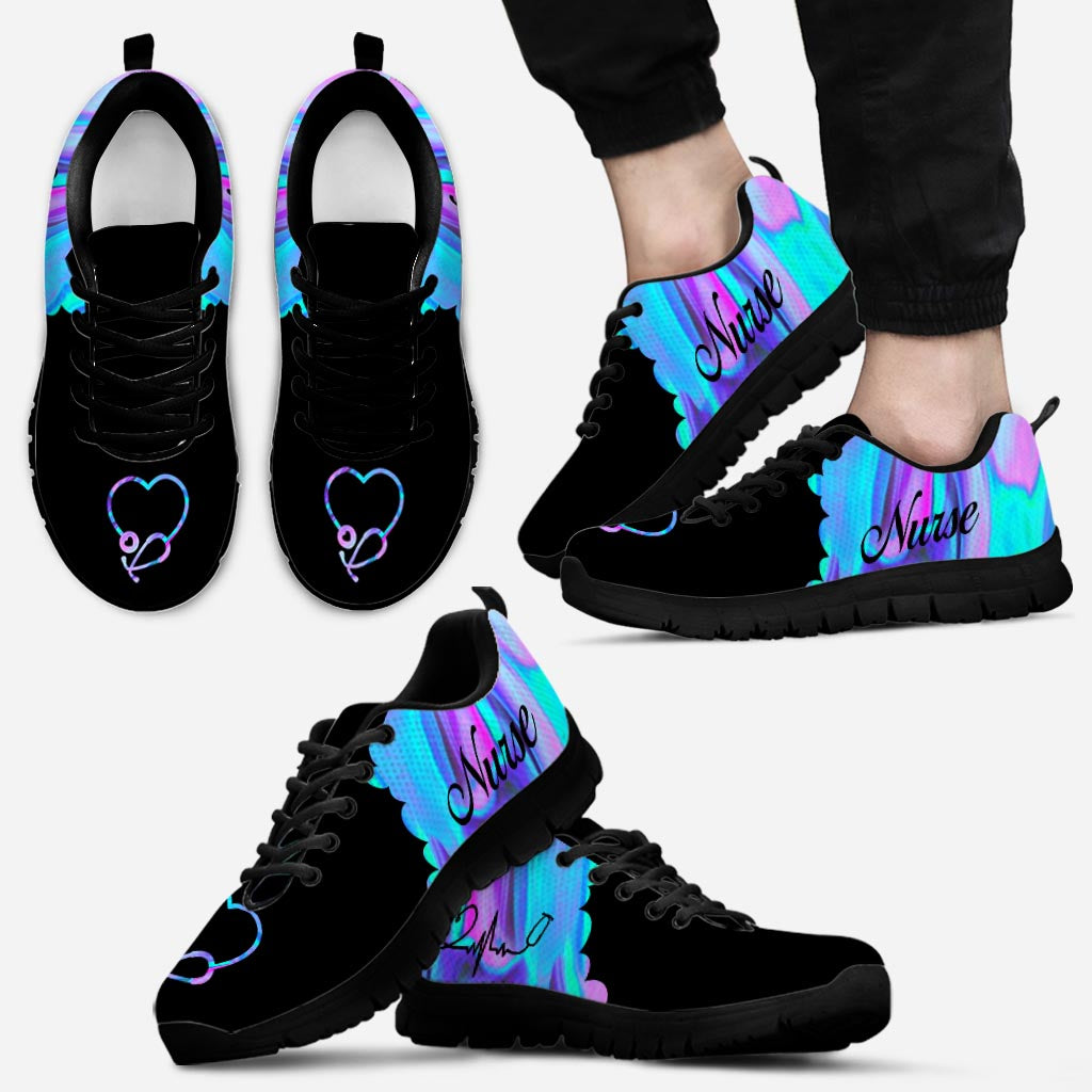 Nurse Hologram Heart Beat Nurse Sneakers 0622