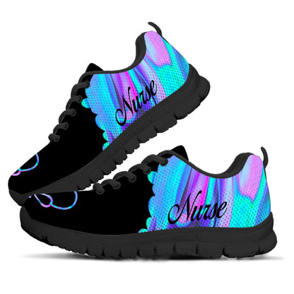 Nurse Hologram Heart Beat Nurse Sneakers 0622