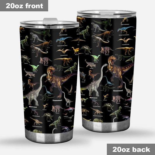 Type Of Dinosaurs Tumbler 0622