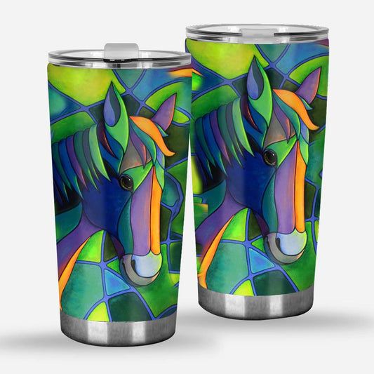 Colorful Horse Horse Tumbler 0622