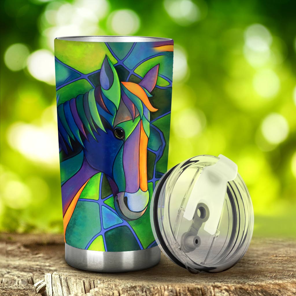 Colorful Horse Horse Tumbler 0622