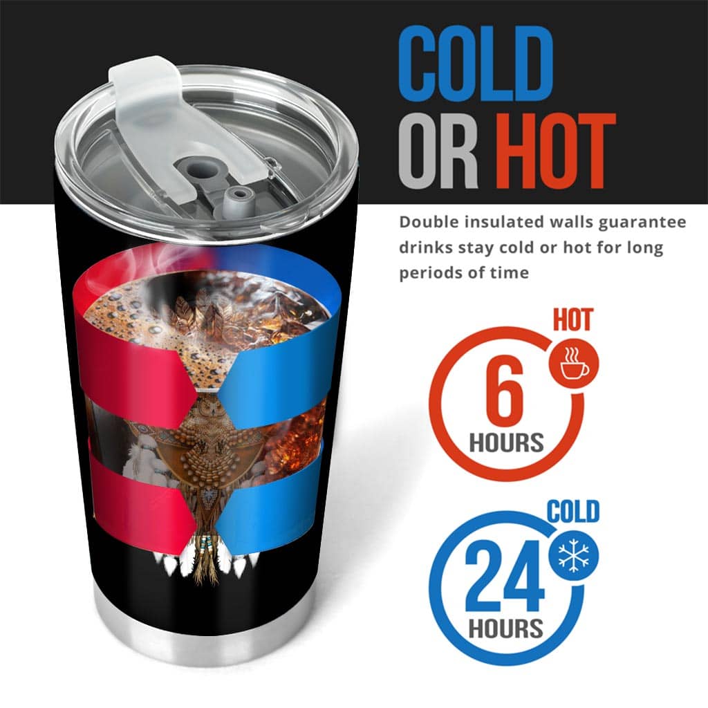 Listen To The Wind Owl Tumbler 0622