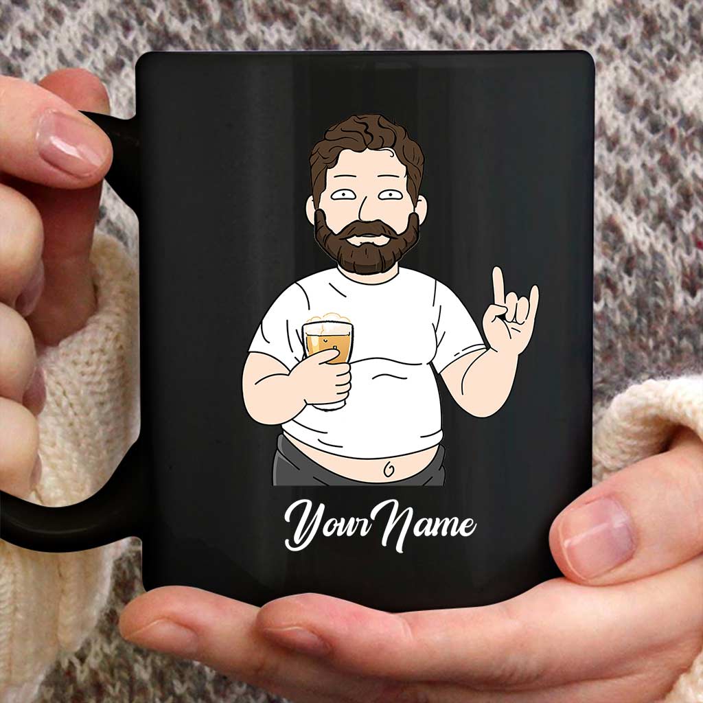 Working On My Dad Bod - Personalized Father's Day Mug