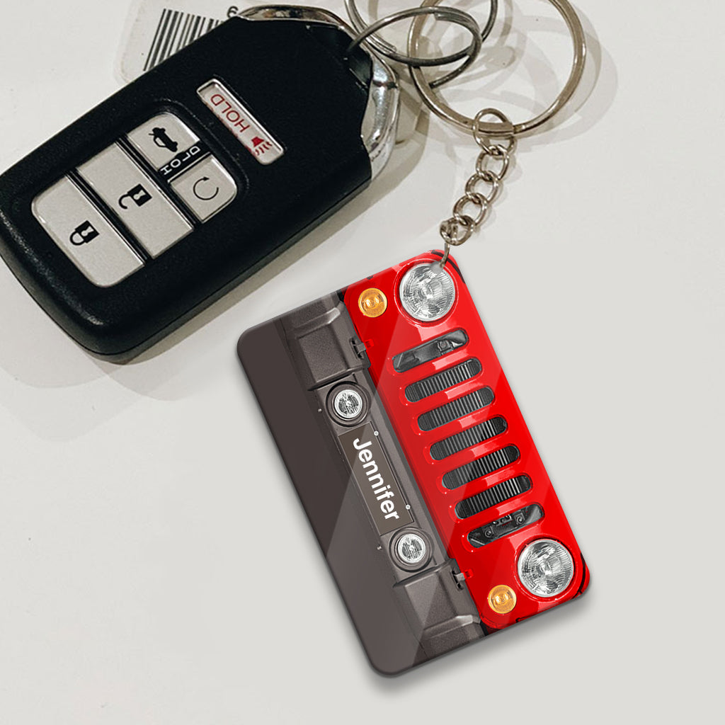 Wild Life - Personalized Car Keychain (Printed On Both Sides)