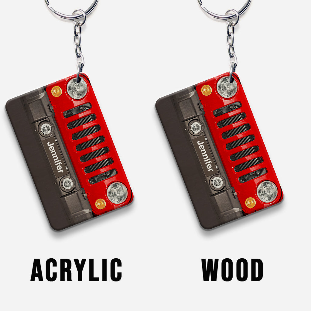 Wild Life - Personalized Car Keychain (Printed On Both Sides)