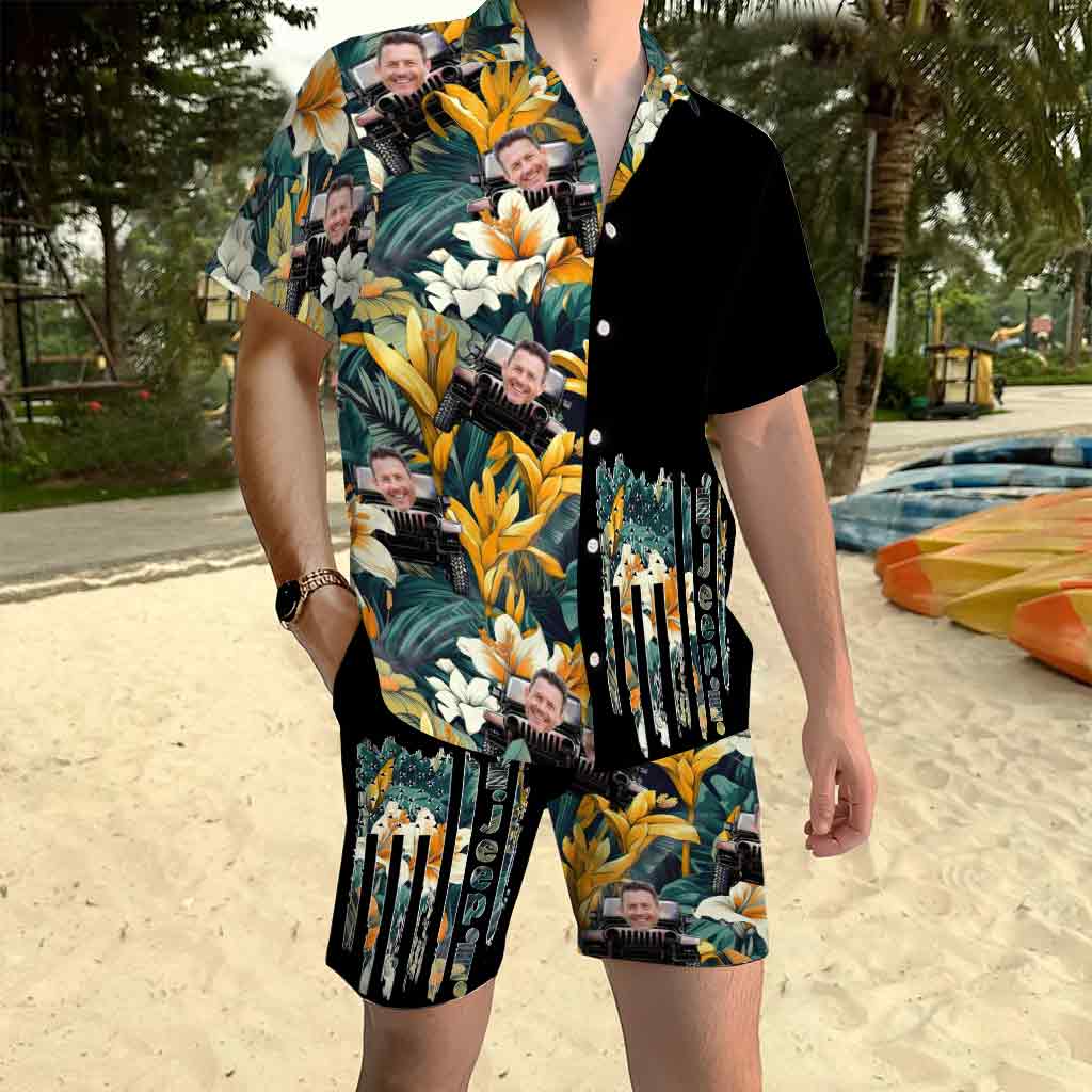 Wild Life - Personalized Car Hawaiian Shirt & Men Shorts