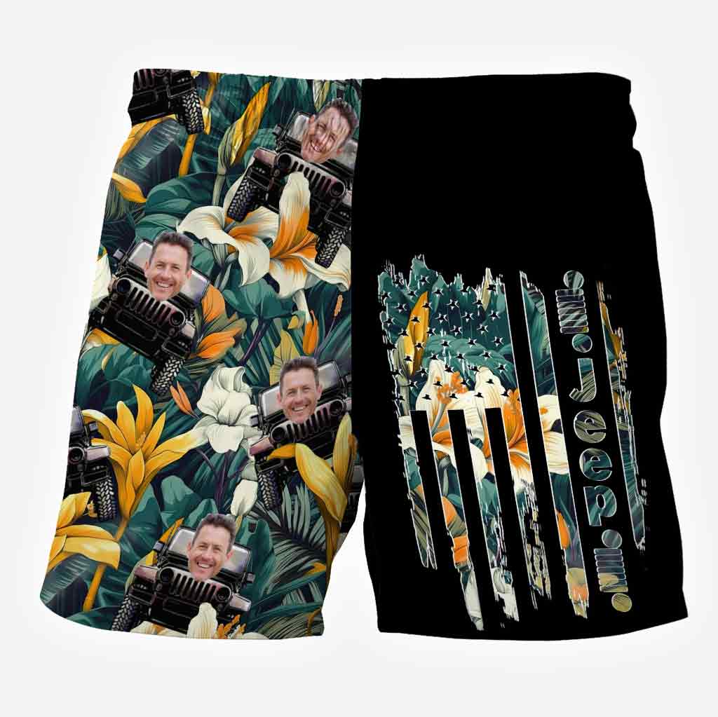 Wild Life - Personalized Car Hawaiian Shirt & Men Shorts