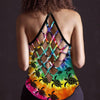 Salty Lil&#39; Beach Tie Dye - Turtle Cross Tank Top
