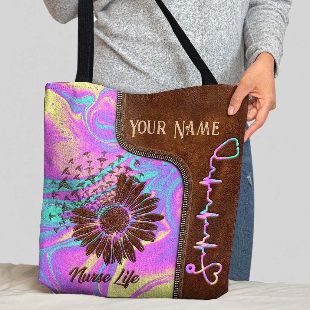 Nurse Life Personalized  Tote Bag