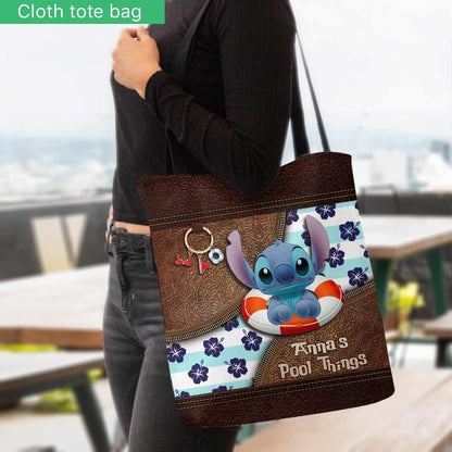 Pool Things - Personalized Ohana Tote Bag