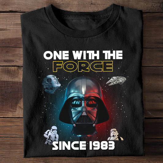 One With The Force Since - Personalized The Force T-shirt and Hoodie