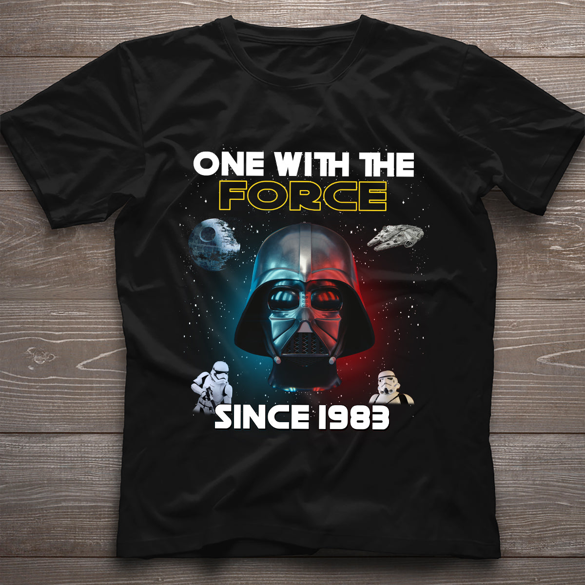 One With The Force Since - Personalized The Force T-shirt and Hoodie