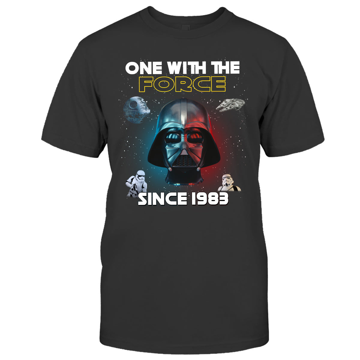 One With The Force Since - Personalized The Force T-shirt and Hoodie