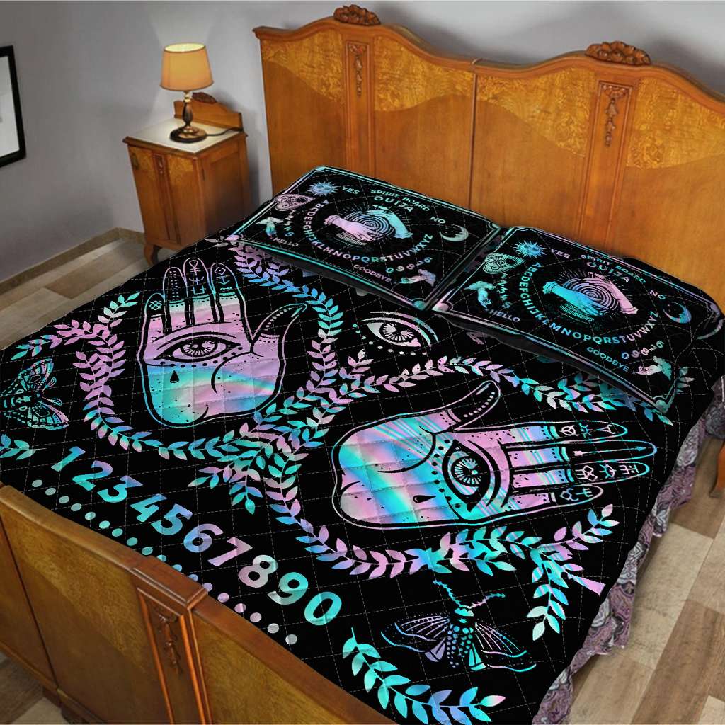 Ouija Board Witch - Witch Quilt Set 0822