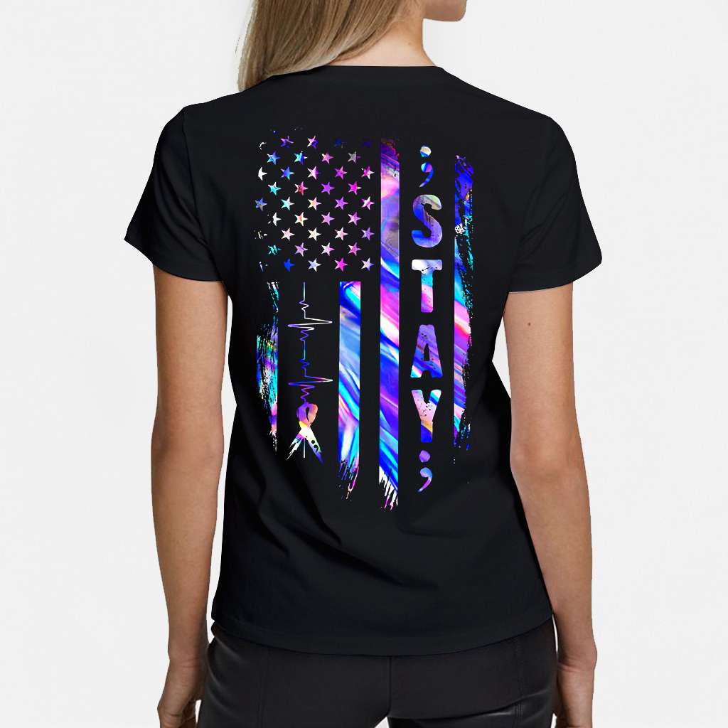 Stay Flag - Suicide Prevention T-shirt and Hoodie 0822