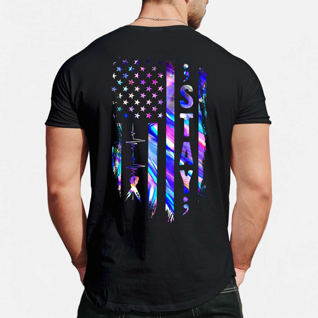Stay Flag - Suicide Prevention T-shirt and Hoodie 0822