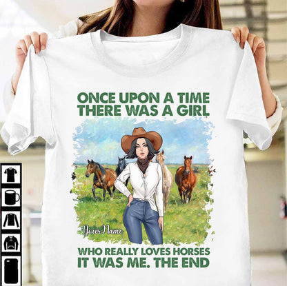 Once Upon A Time Horses - Personalized Horse T-shirt and Hoodie