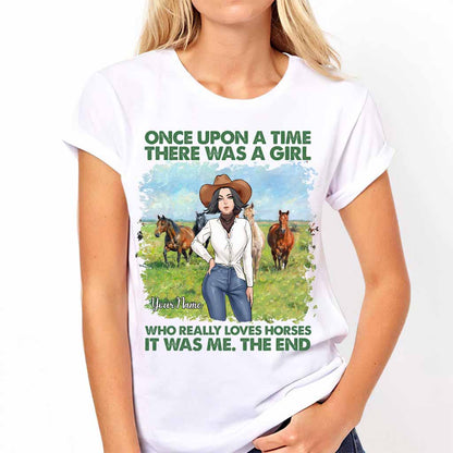 Once Upon A Time Horses - Personalized Horse T-shirt and Hoodie