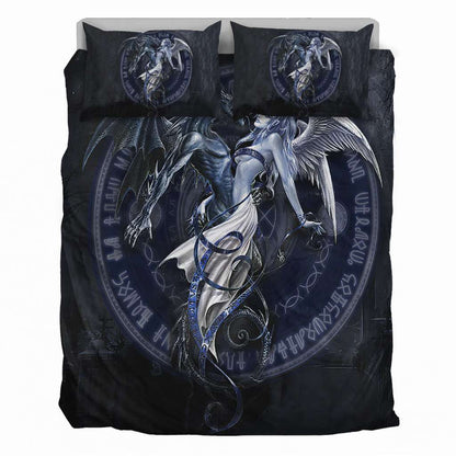 Dragon and Angel Couple - Dragon Bedding Set 0921