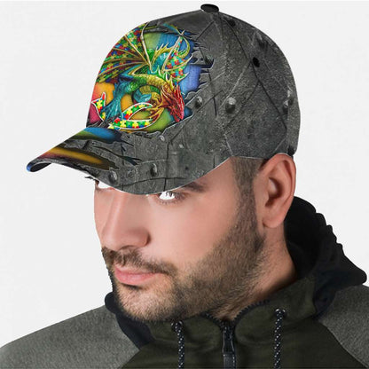 Autism Dragon Unique - Autism Awareness Classic Cap 0921