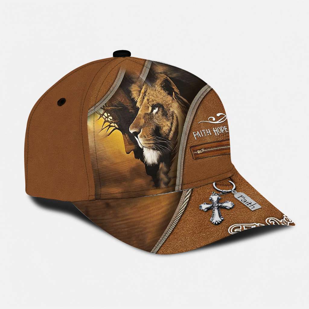 Lion Of Judah Jesus Faith Over Fear - Christian Classic Cap 0921