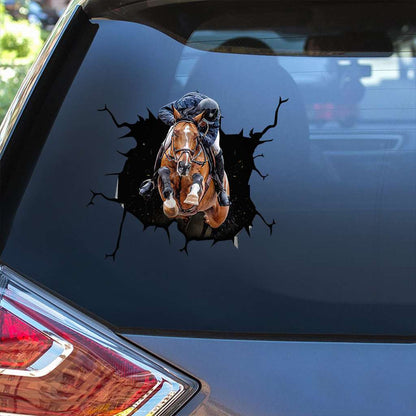 Riding Horse Crack - Horse Decal Full 0921