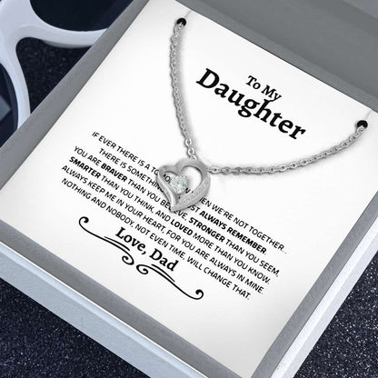 Gift For Daughter From Dad Daughter Father Daughter Gift From Dad To My Daughter Grown Up Daughter - Daughter Forever Love Necklace 0921