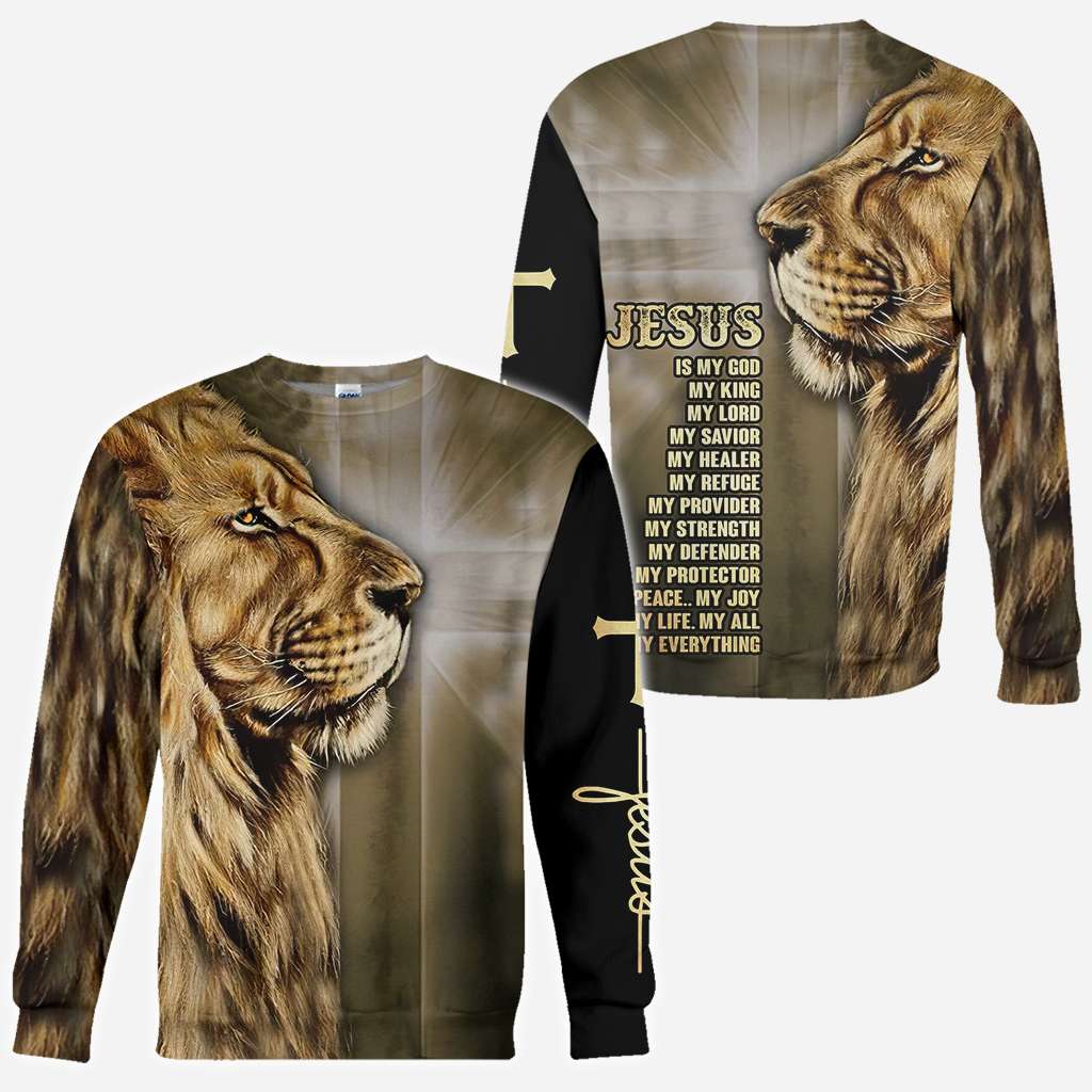 Lion Of Judah Jesus - Christian All Over T-shirt and Hoodie 0921