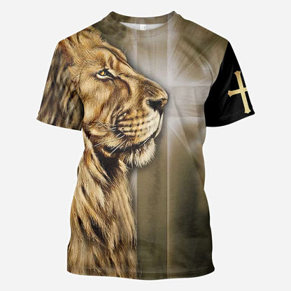 Lion Of Judah Jesus - Christian All Over T-shirt and Hoodie 0921