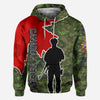 Canadian Veteran Maple Leaf Jesus - Christian All Over T-shirt and Hoodie 0921