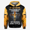 Pastor Because Devil Stomping Ninja Isn&#39;t Job Title Jesus - Christian All Over T-shirt and Hoodie 0921