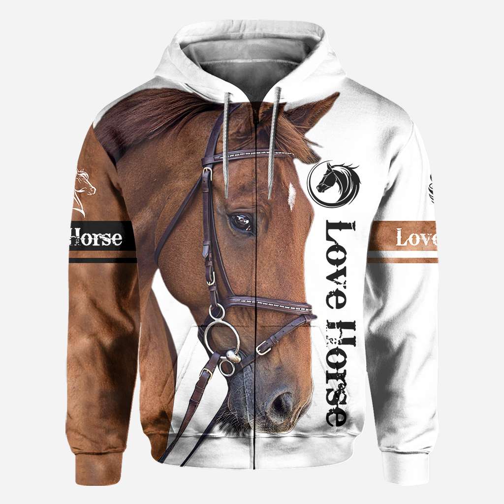 Love Brown Horse - Horse Owner Horse All Over T-shirt and Hoodie 0921