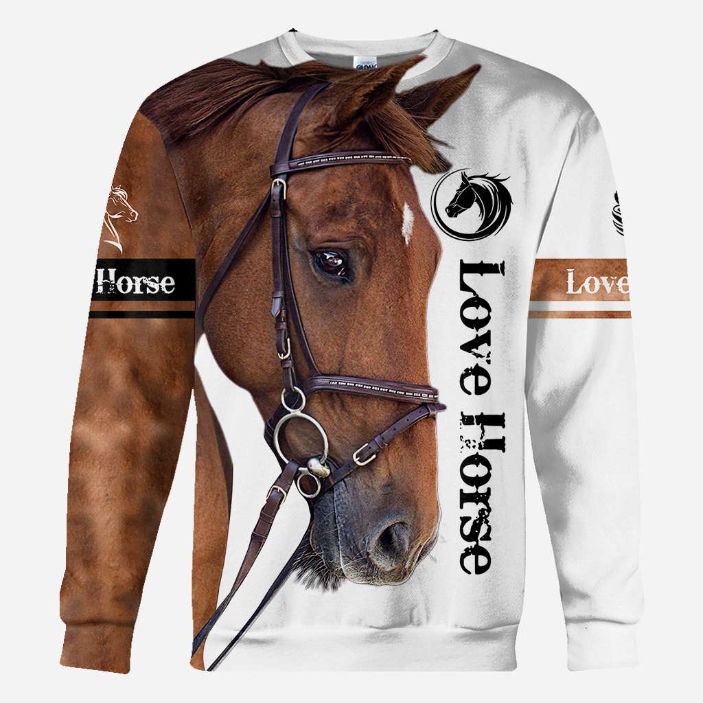 Love Brown Horse - Horse Owner Horse All Over T-shirt and Hoodie 0921