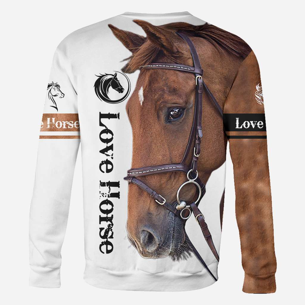 Love Brown Horse - Horse Owner Horse All Over T-shirt and Hoodie 0921