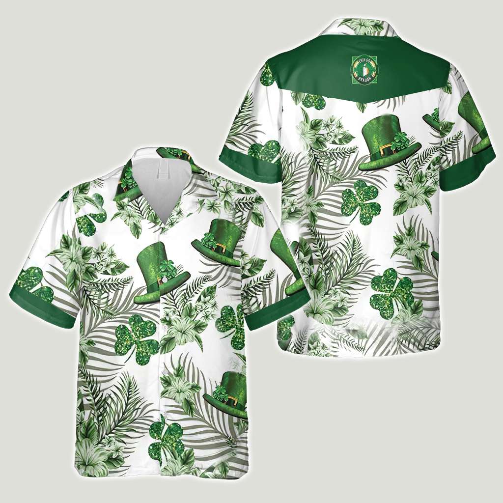 Happy Saint Patrick Day Parade Outfit - Irish Hawaiian Shirt 0921