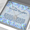 To My Daughter Last Breath Gift From Dad Mom - Daughter Love Knot Necklace 0921