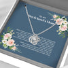 Boyfriend&#39;s Mom Gift For Boyfriend&#39;s Mom Mother Day&#39;s Necklace - Mother Love Knot Necklace 0921