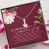 Grandmother &amp; Granddaughter Grandma Gift Granddaughter Gift Nana Nanny - Grandma Petite Ribbon Necklace 0921